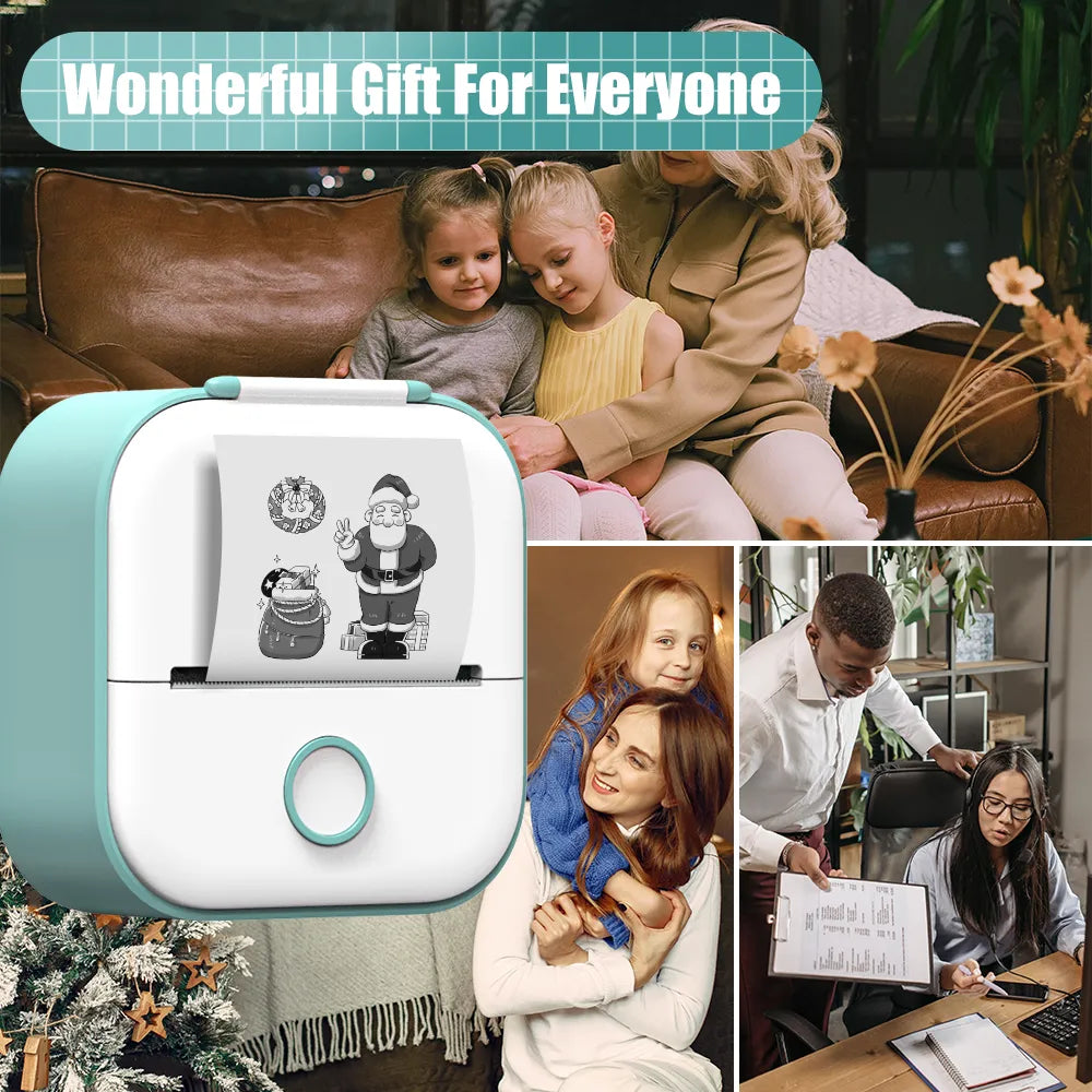Amsterra™ - Portable Mini Wireless Thermal Pocket Printer