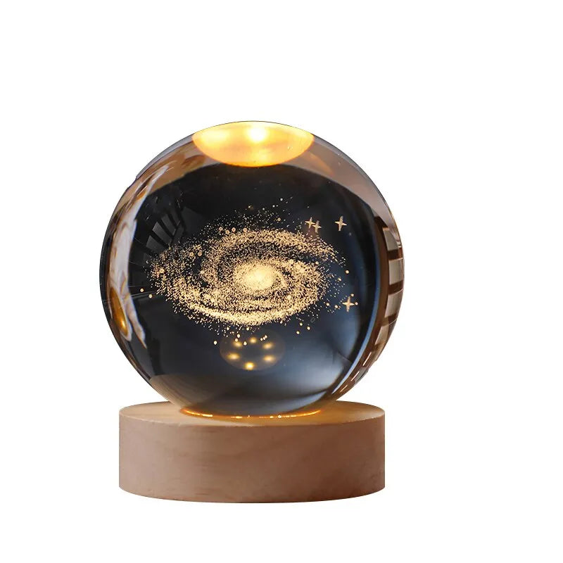 Amsterra™  - LED Night Light Galaxy Crystal Ball